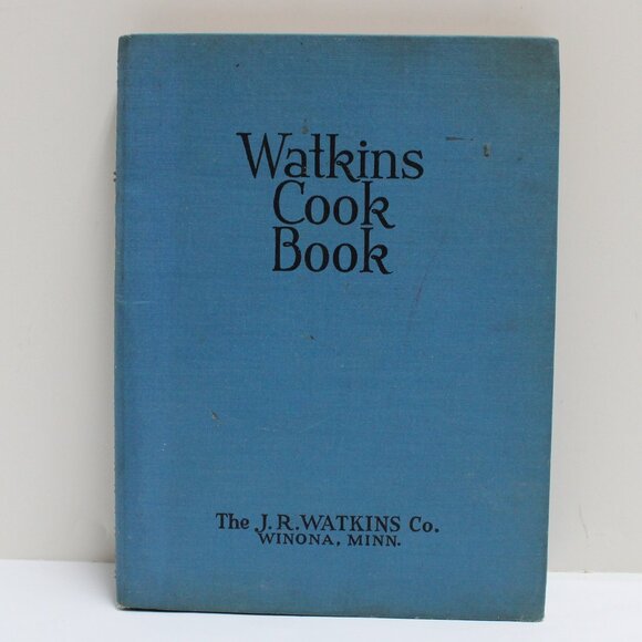 Vintage Copyright 1938 Watkins Cook Book - Recipes Advertising Helpful Hints - Picture 1 of 15